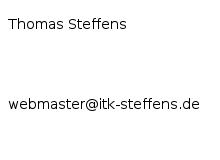 Thomas Steffens, Bergweg 7, 54497 Morbach